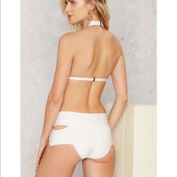 M-On the tight side bandage swimsuit - Picture 3 of 5